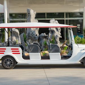 Xe điện 11 chỗ dáng cổ vintage